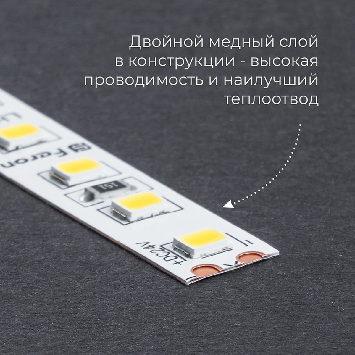 фото светодиодная лента feron 11w/m 120led/m 2835smd 4000к 30m ls501 53087 | 220svet.ru