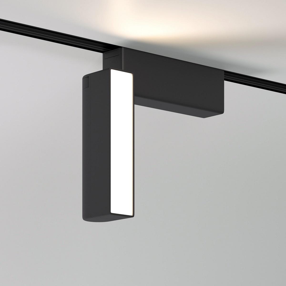 фото трековый магнитный светодиодный светильник elektrostandard unity 85092/01 черный a063709 | 220svet.ru