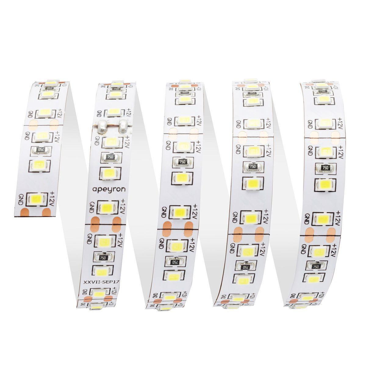 фото лента apeyron 14,4w/m 120led/m 2835smd холодный белый 5m 00-52 | 220svet.ru