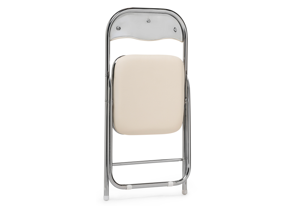 фото стул woodville fold 1 складной beige / chrome 15481 | 220svet.ru