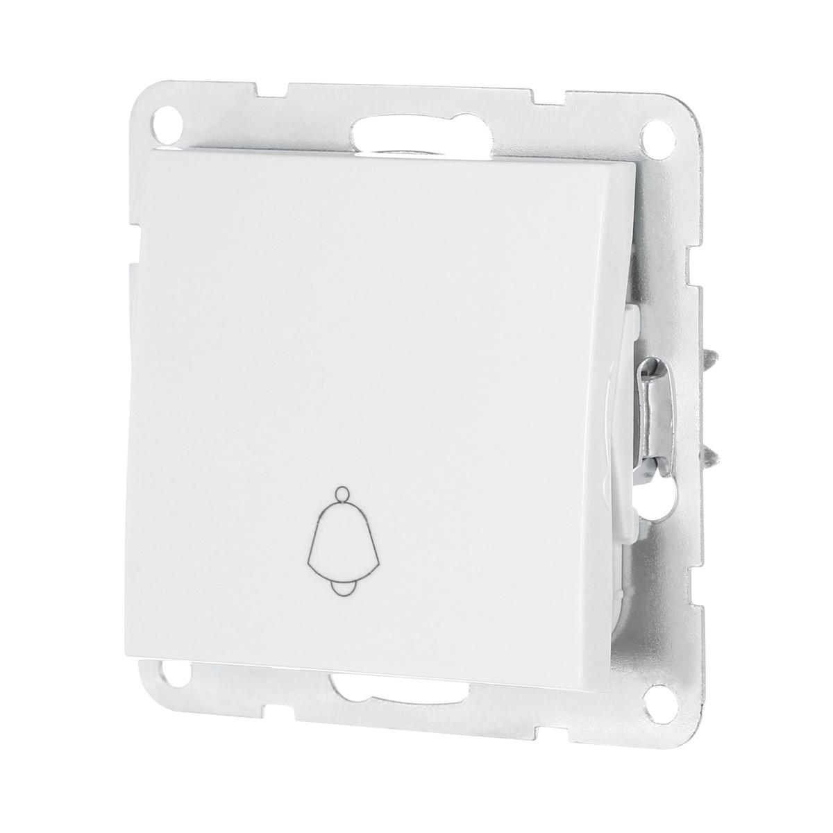 фото выключатель-кнопка lk studio 1-кл.(схема 1т) 16 a, 250 b (белый) lk60 860504-1 | 220svet.ru