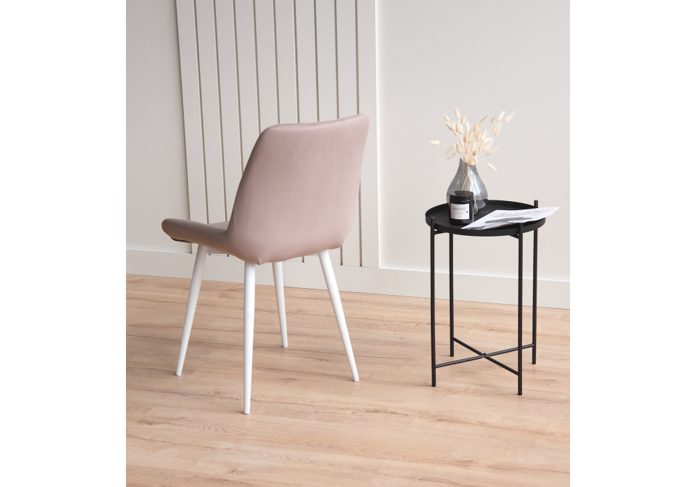 фото стул на металлокаркасе woodville седа латте (zd 290) / белый np 632404 | 220svet.ru