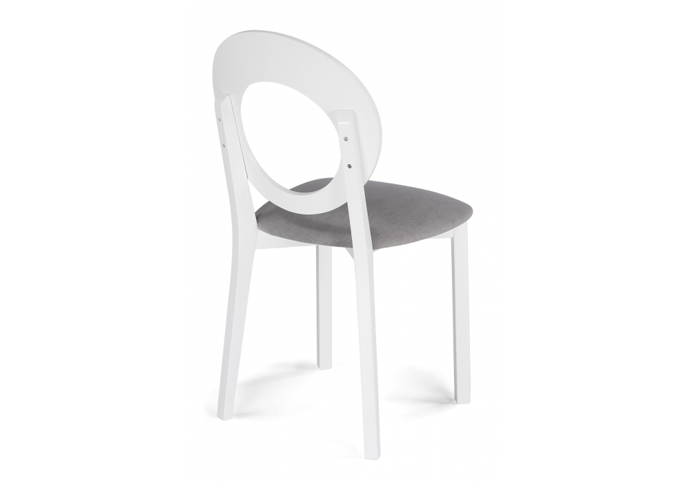 фото стул деревянный woodville марти ткань brendy-22 белый 620129 | 220svet.ru