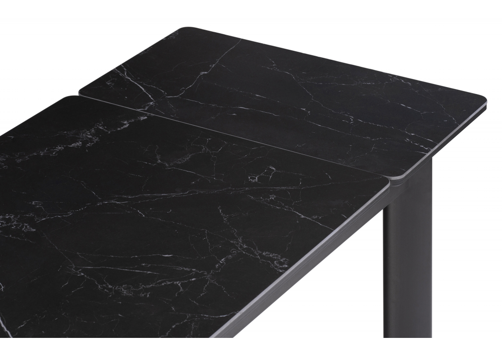 фото керамический стол раздвижной woodville кина 90(130)х65х76 shakespeare black / черный 588063 | 220svet.ru