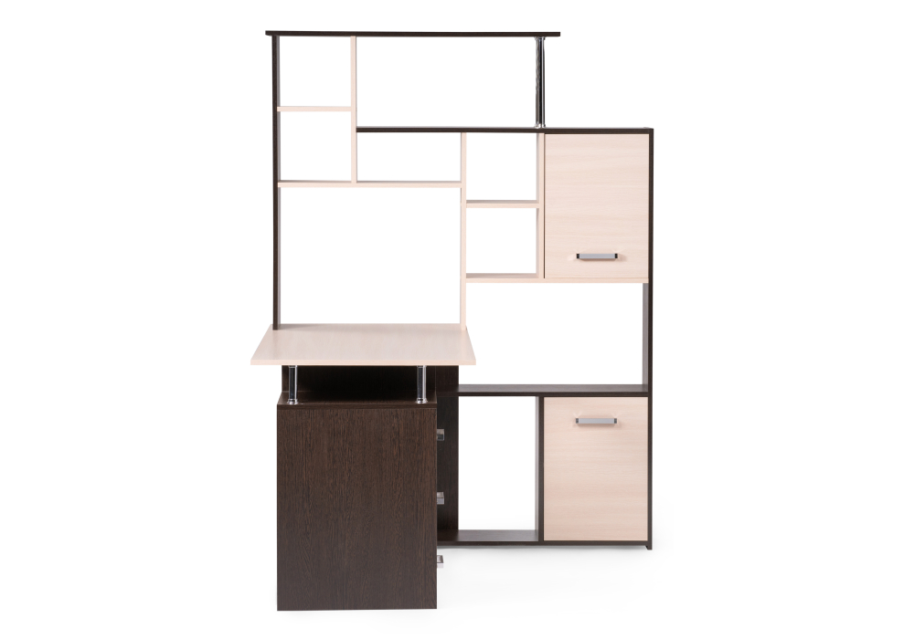 фото компьютерный стол правый  woodville кс-15 дуб молочный 295292 | 220svet.ru