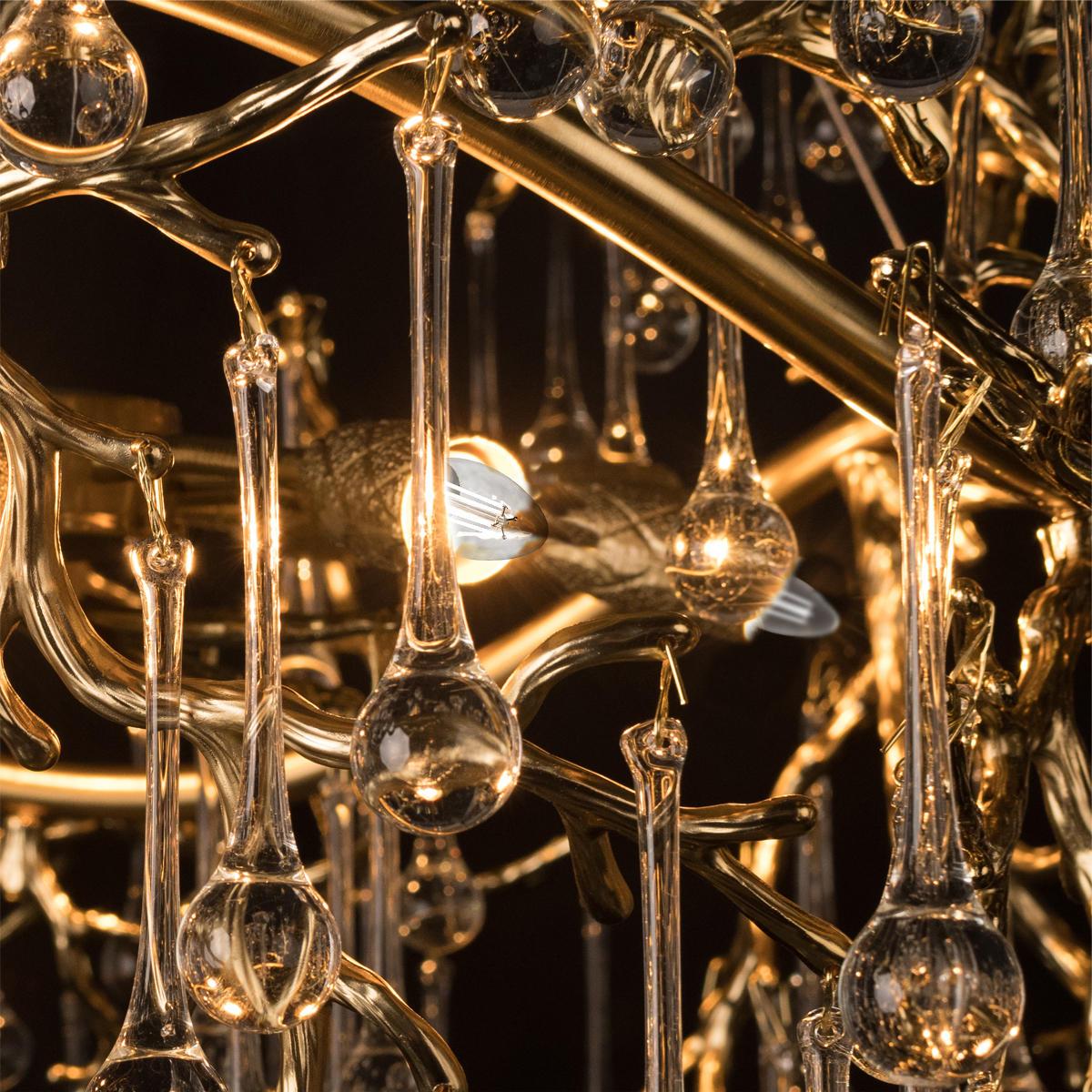 фото подвесная люстра loft it coral 10351/800 ab | 220svet.ru