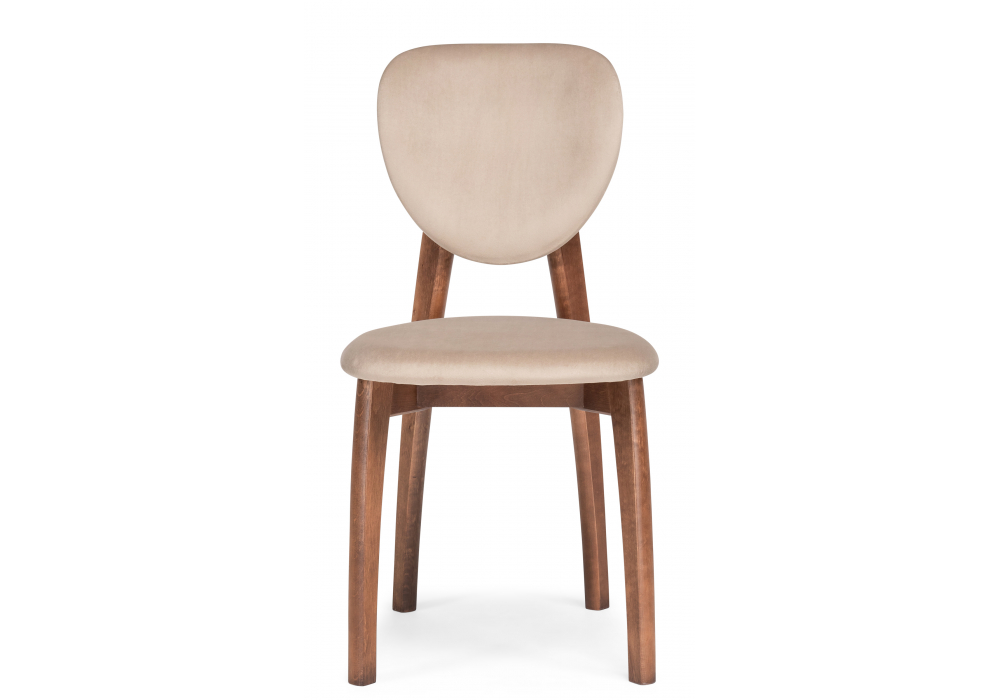 фото стул деревянный woodville вакимо ткань tenerife beige / миланский орех 615246 | 220svet.ru