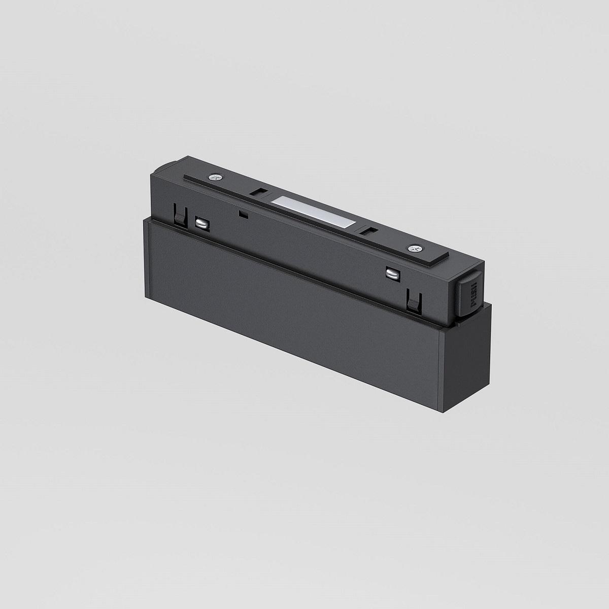 фото трековый магнитный светодиодный светильник elektrostandard artas 85101/01 черный/золото a064528 | 220svet.ru
