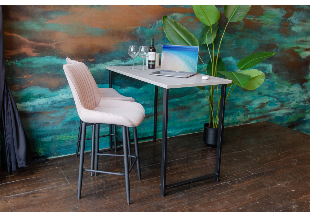 фото стол woodville дилан лофт 120х60х90 бетон 506959 | 220svet.ru