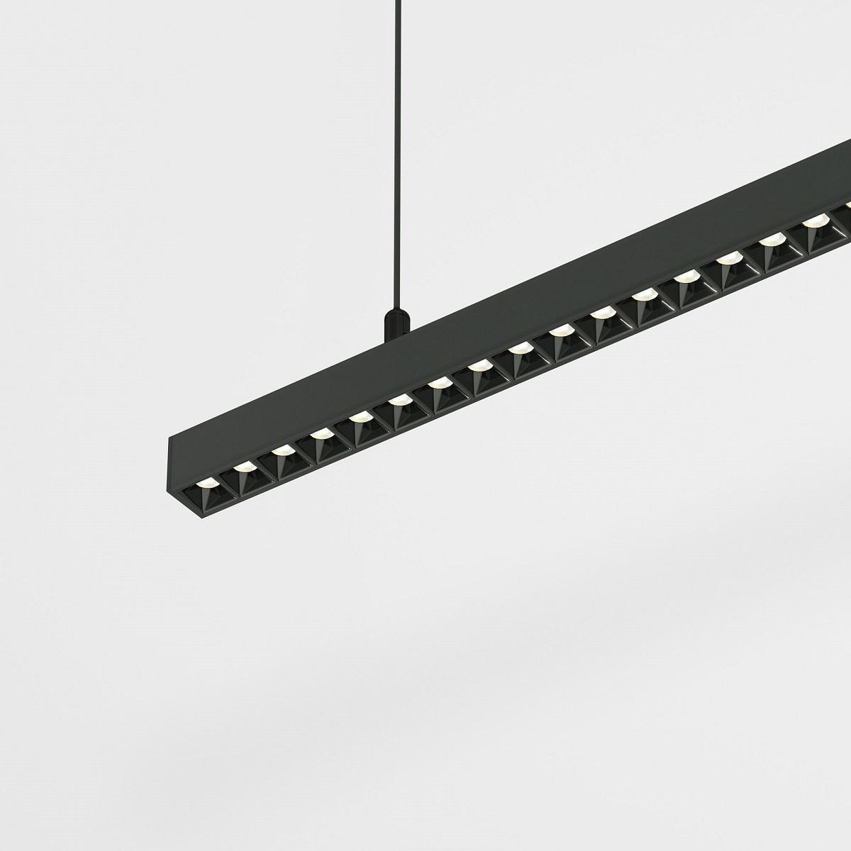фото подвесной трековый магнитный светодиодный светильник elektrostandard slim magnetic vilo 85107/01 36w 4000k черный a064805 | 220svet.ru