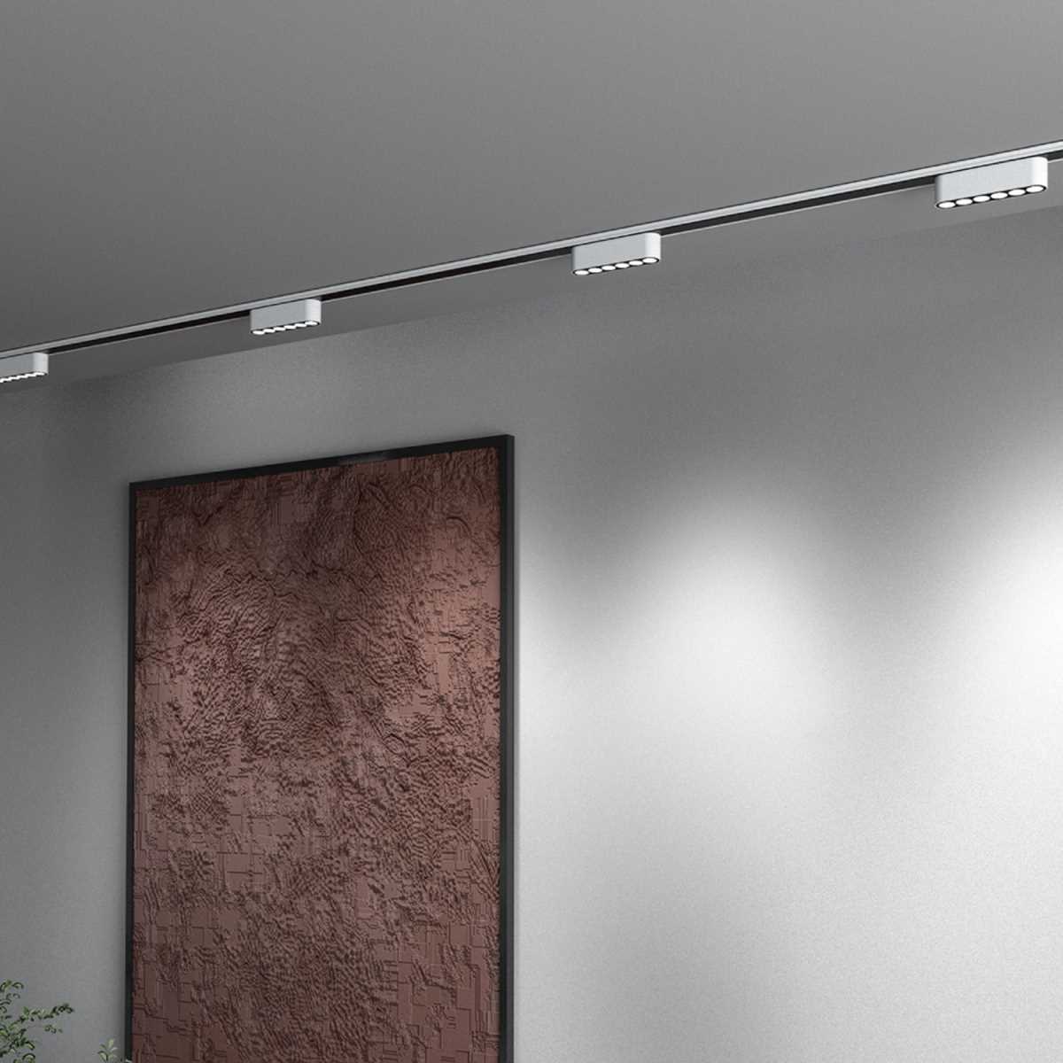 фото магнитная трековая система reluce 13002-9.3-001ur magnetic led6w bk | 220svet.ru
