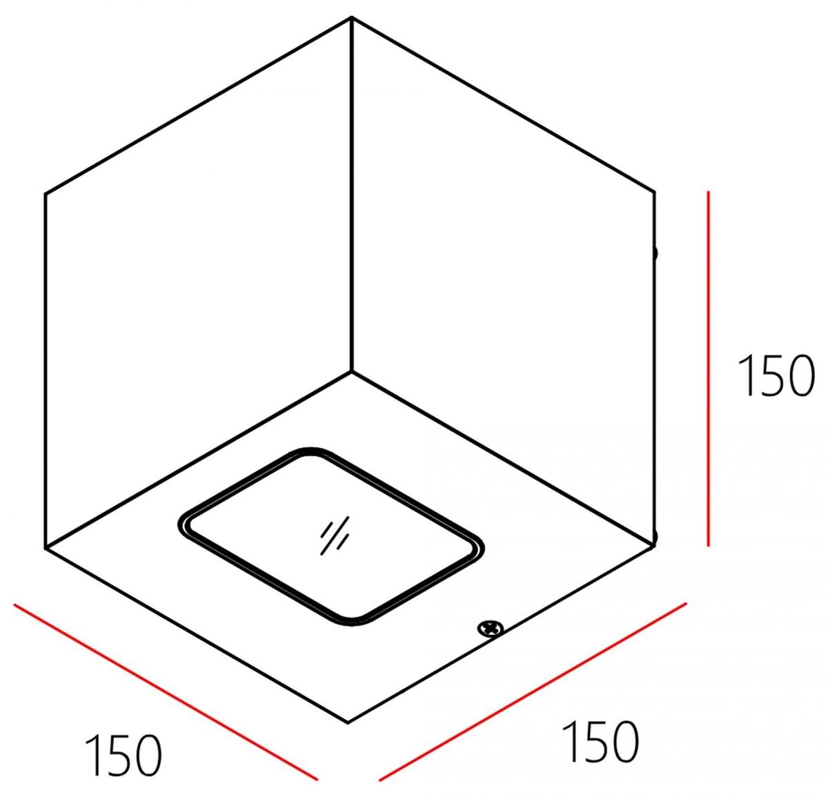 фото уличный настенный светодиодный светильник deko-light jabbah up and down 731127 | 220svet.ru