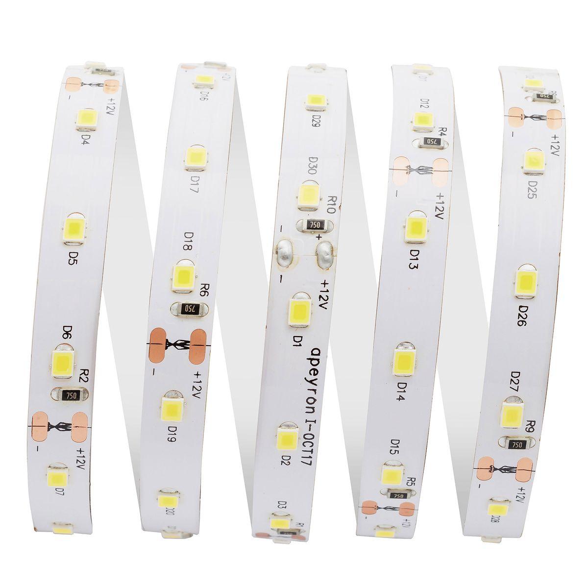 фото лента apeyron 9,6w/m 60led/m 2835smd холодный белый 5m 00-55 | 220svet.ru