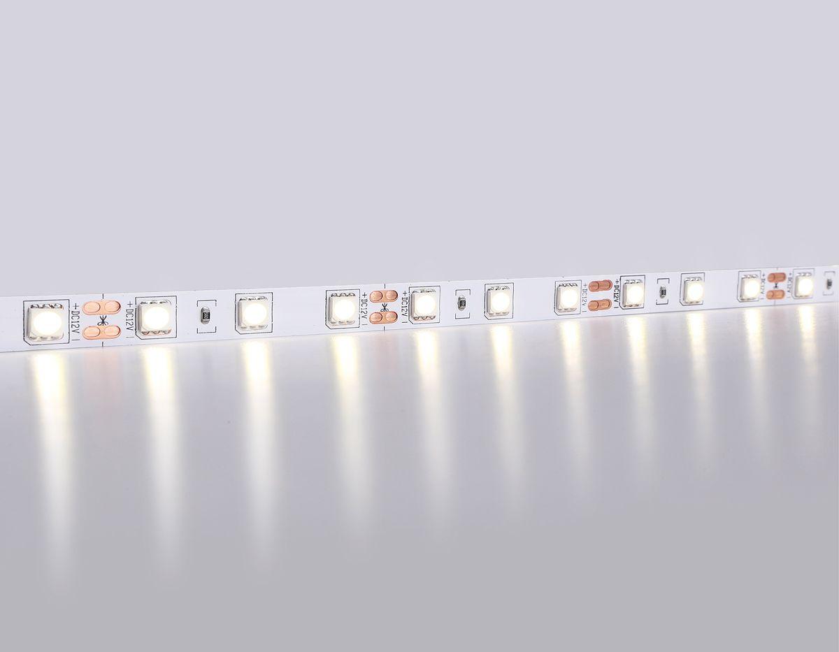 фото светодиодная лента дневной белый ambrella light 14,4w/m 60led/m 5050smd 4500к 5m gs2002 | 220svet.ru