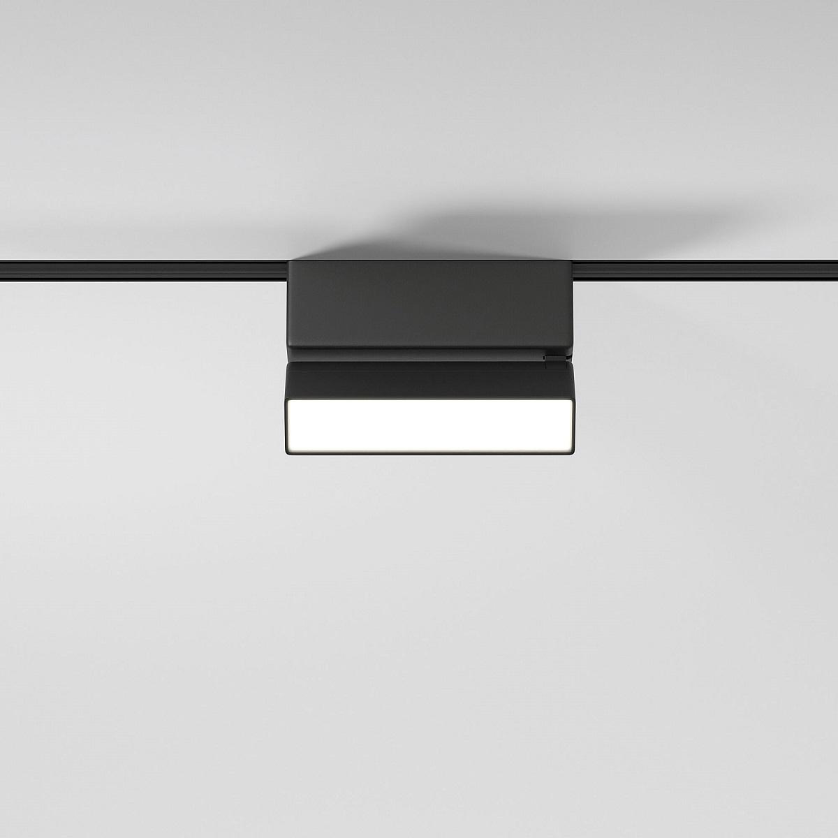 фото трековый магнитный светодиодный светильник elektrostandard unity 85092/01 черный a063709 | 220svet.ru