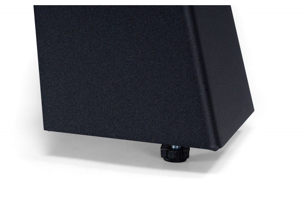 фото керамический стол раскладной woodville маунт черный мрамор 621200 | 220svet.ru