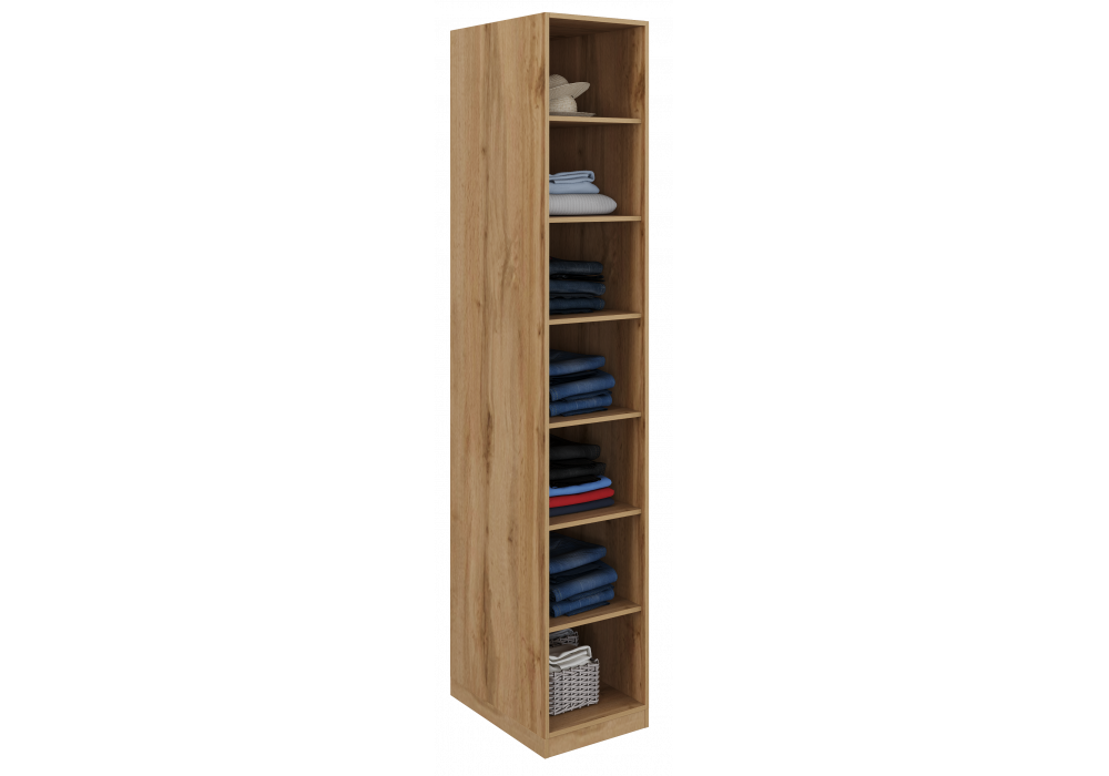 фото шкаф woodville лорена дуб вотан / белый 582153 | 220svet.ru