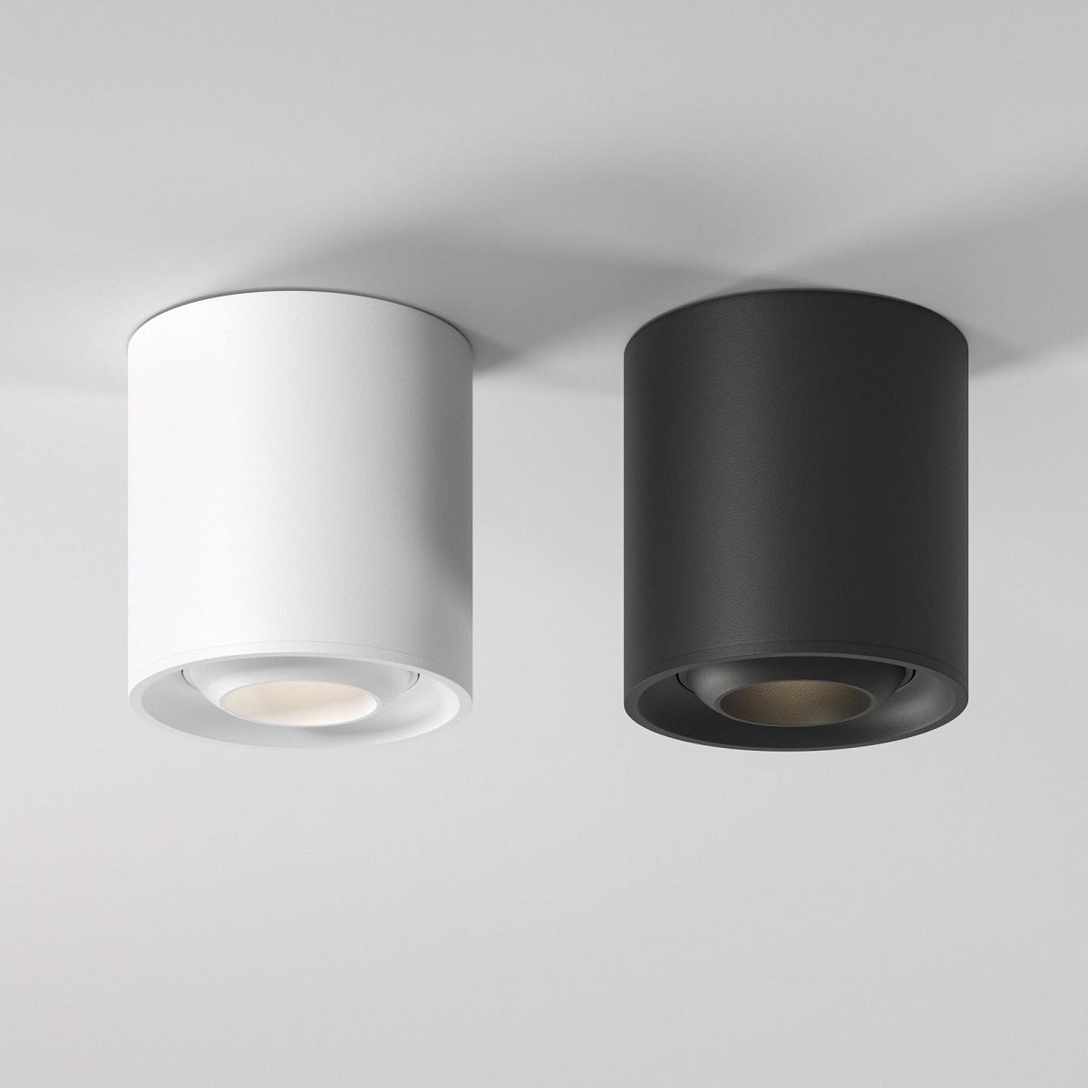 фото накладной светодиодный светильник elektrostandard 25041/led 10w 4200k чёрный a062935 | 220svet.ru