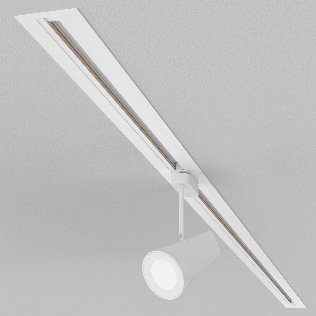 фото шинопровод однофазные встраиваемый elektrostandard track rail wh recessed 85083/00 a057097 | 220svet.ru
