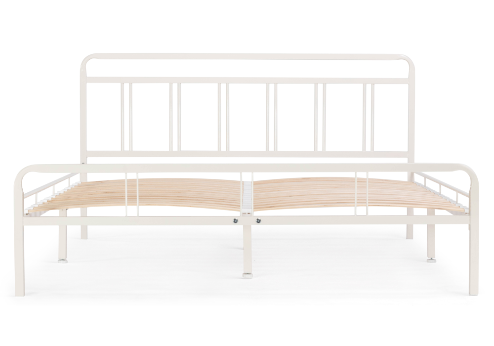 фото кровать woodville рейк 120х200 белая 403024 | 220svet.ru