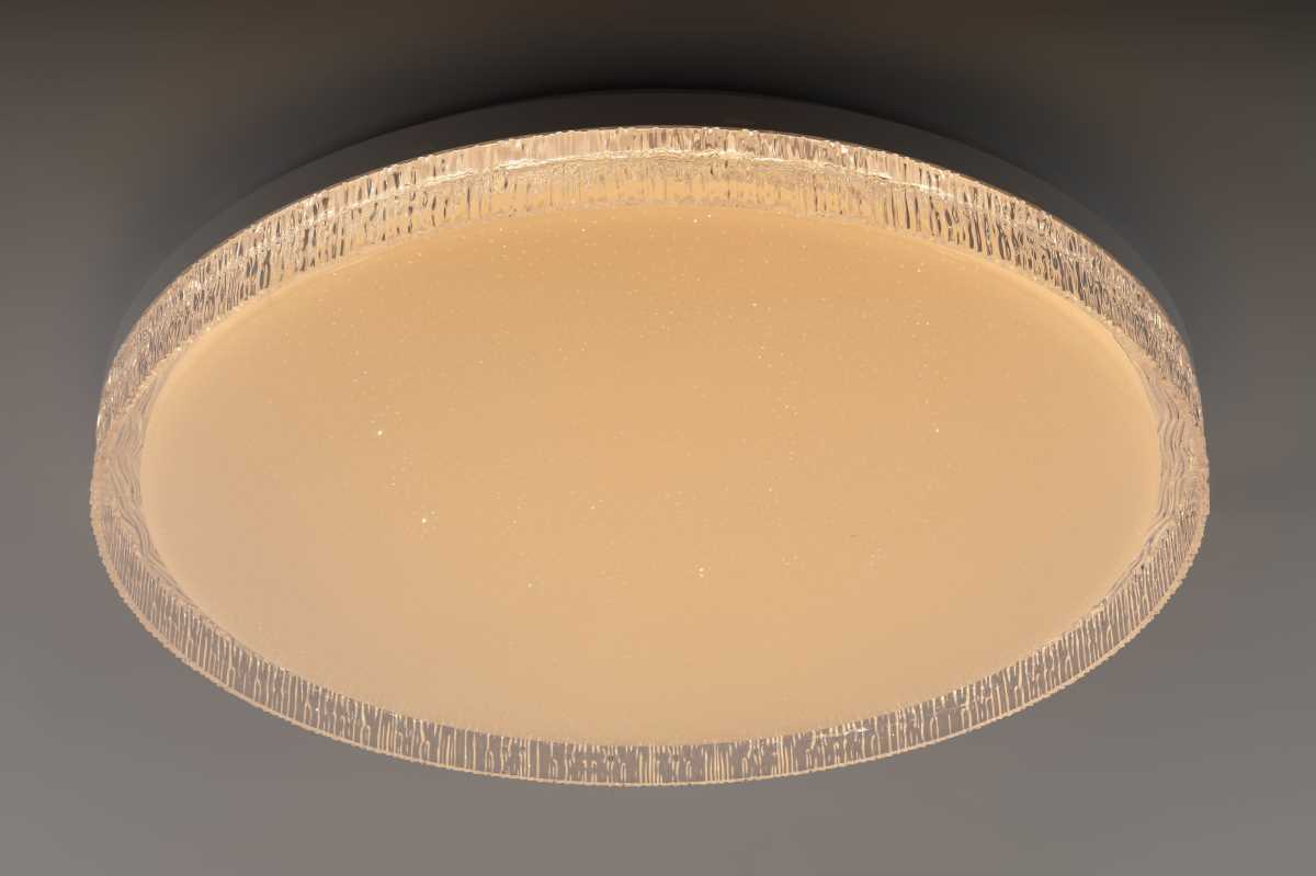 фото светильник потолочный светодиодный эра spb-6 gloss 84w-3k-6,5k-rc с ду б0070186 | 220svet.ru