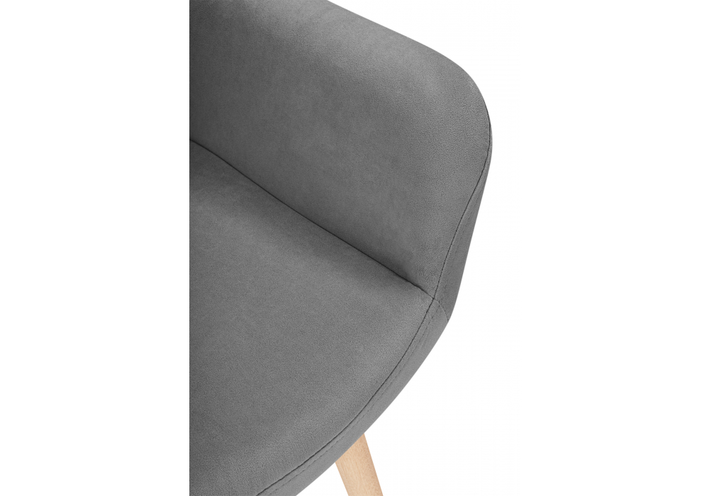 фото стул деревянный woodville флюид темно-серый (zd 995) / светлое дерево 642959 | 220svet.ru