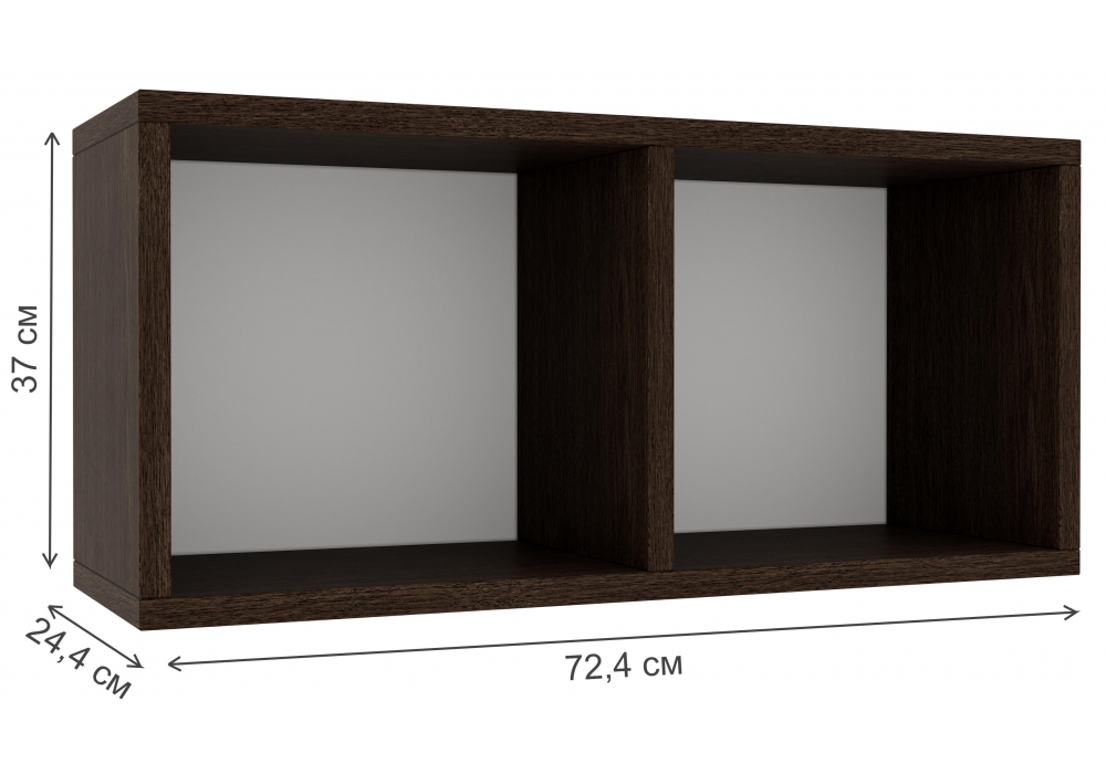 фото кабинет комплектация 3 woodville модена белый / венге 563546 | 220svet.ru