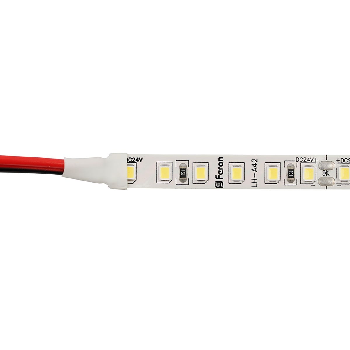 фото светодиодная лента feron 11w/m 120led/m 2835smd 4000к 30m ls501 53087 | 220svet.ru