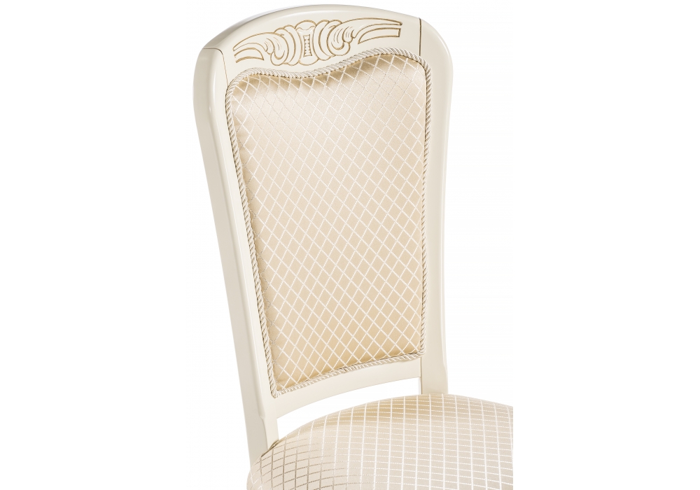 фото стул деревянный woodville клето патина золото / ромб 450685 | 220svet.ru