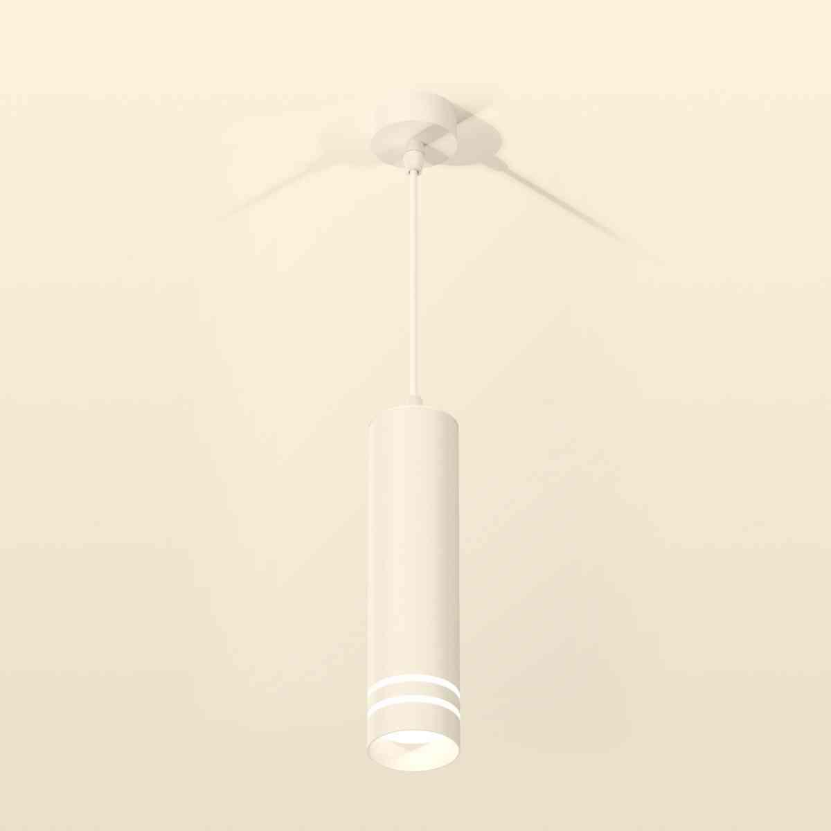 фото комплект подвесного светильника ambrella light techno spot xp6355003 swh/fr белый песок/белый матовый (a2301,c6355,n6235) | 220svet.ru