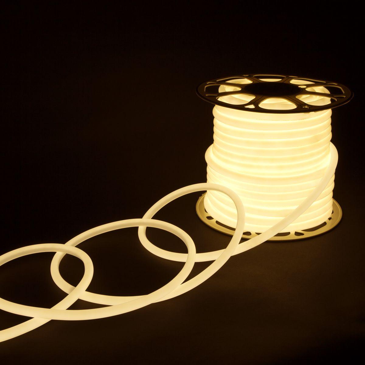 фото гибкий неон elektrostandard 9,6w/m 144led/m 2835smd дневной белый 50m a052996 | 220svet.ru