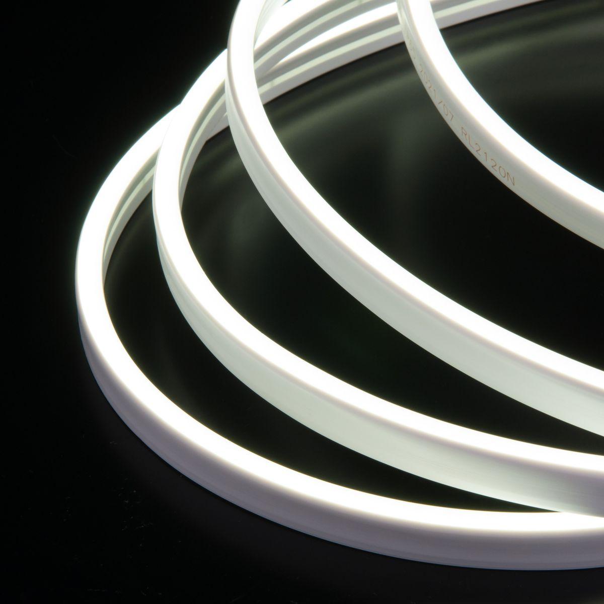 фото гибкий неон elektrostandard 10w/m 120led/m 2835smd холодный белый 5m a056260 | 220svet.ru