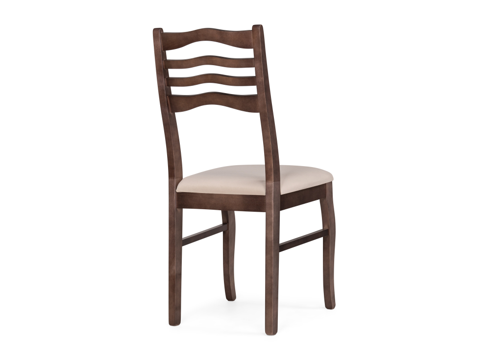 фото стул деревянный woodville амадиу бежевый / орех 528927 | 220svet.ru