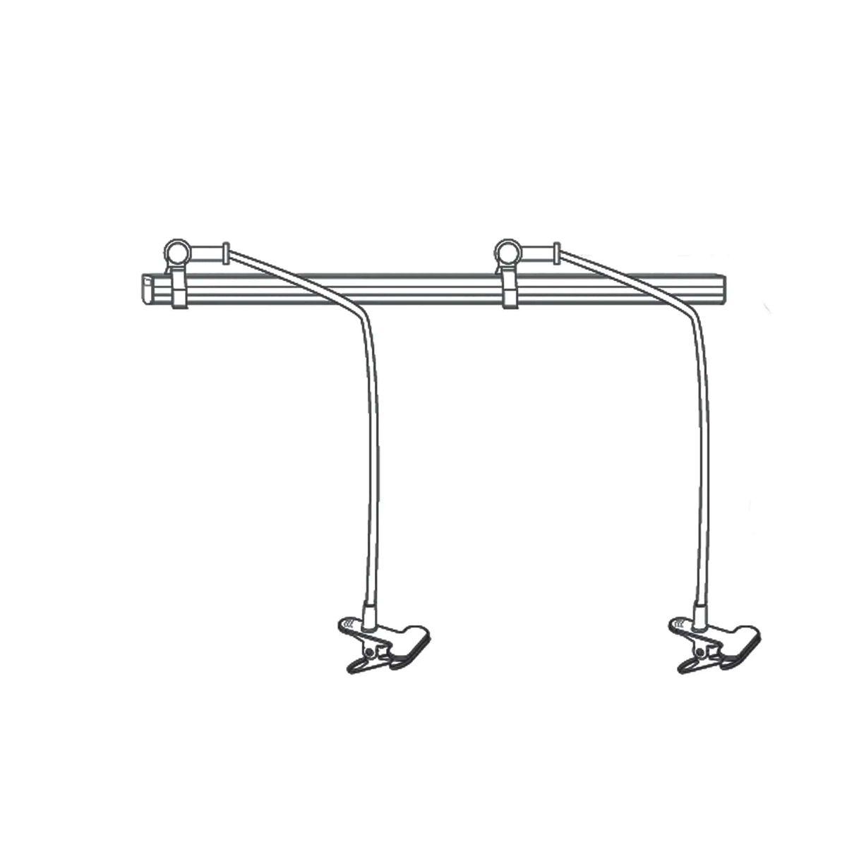 фото подставка для светильника uli-p uniel фитолето ufp-m02c-450 white polybag set2 ul-00010111 | 220svet.ru