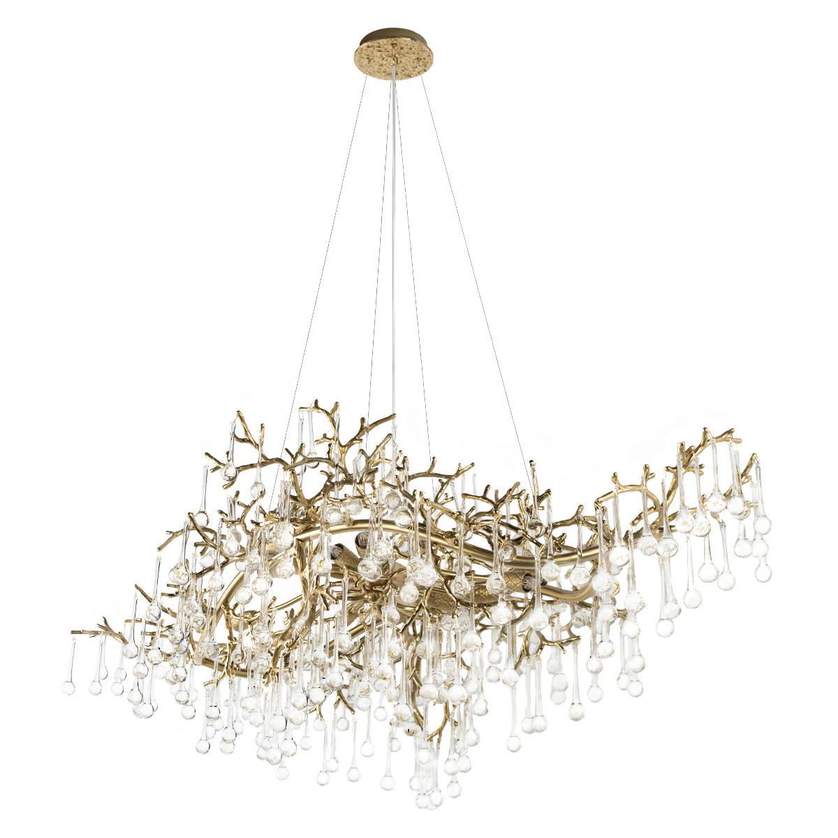 фото подвесная люстра loft it coral 10351/1200l ab | 220svet.ru