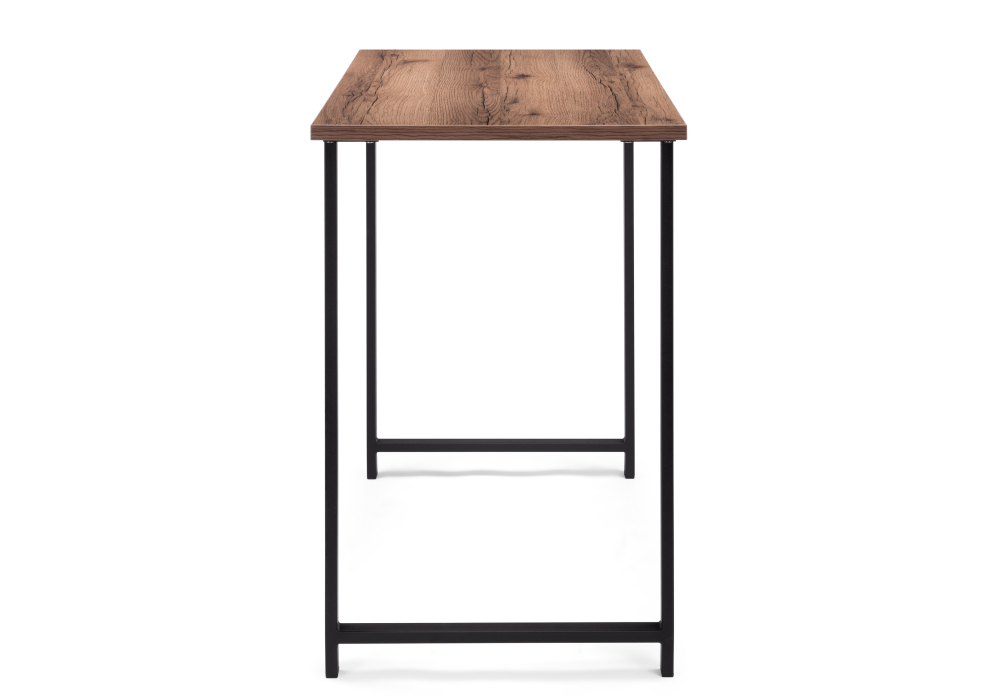 фото стол woodville дилан лофт 120х40х90 дуб делано темный 513980 | 220svet.ru