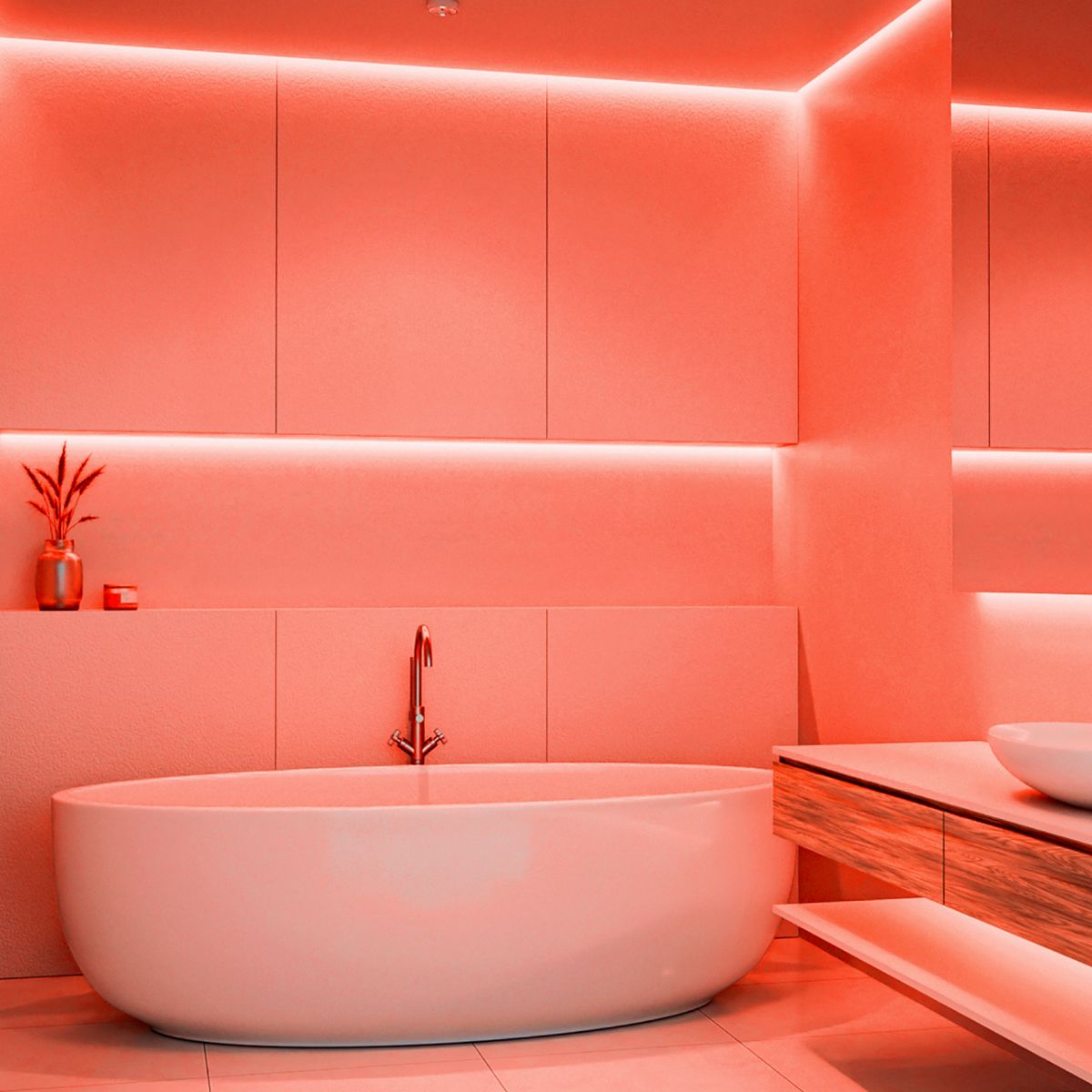 фото светодиодный неон apeyron 10w/m 120led/m 2835smd красный 5m 17-304 | 220svet.ru