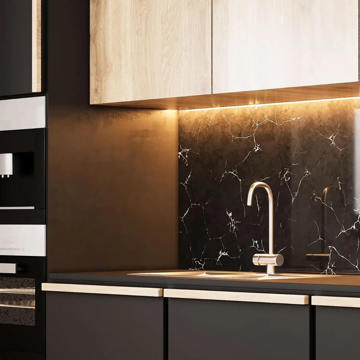 фото лента gauss 14,4w/m 120led/m 2835smd теплый белый 5m bt085 | 220svet.ru