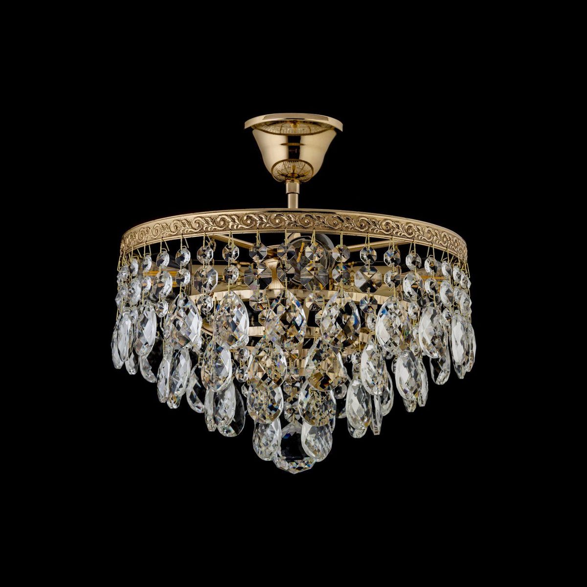 фото потолочная люстра arti lampadari castellana e 1.3.30.608 g | 220svet.ru