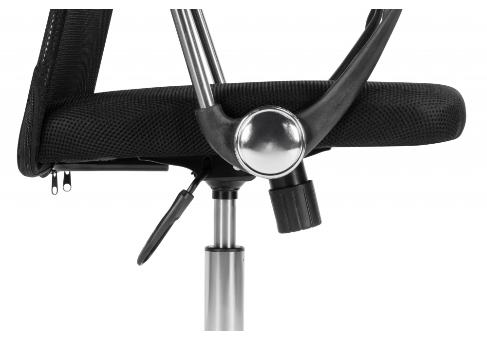 фото компьютерное кресло woodville arano 1 black / chrome 15815 | 220svet.ru