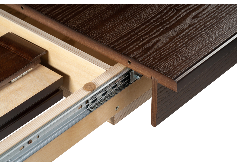 фото стол деревянный woodville красидиано 150 орех темный 515964 | 220svet.ru