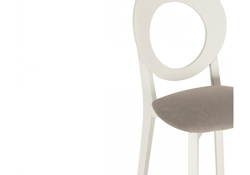 фото стул деревянный woodville марти ткань слоновая кость 620128 | 220svet.ru