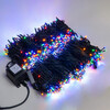 Миниатюра фото комплект 5 разноцветных нитей по 20м с мерцанием белого диода, 1000 led, провод черный каучук 2,3мм, ip54 ltc eco1000blw-1-1m | 220svet.ru