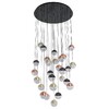 Миниатюра фото подвесная светодиодная люстра favourite luna 4371-27p | 220svet.ru