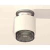 Миниатюра фото комплект накладного светильника ambrella light techno spot xs7510102 swh/bk белый песок/тонированный (n7928, c7510, n7192) | 220svet.ru