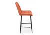 Миниатюра фото барный стул вращающийся woodville челси 360 терракотовый (zd 432) / черный 632577 | 220svet.ru