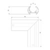 Миниатюра фото коннектор угловой для шинопровода elektrostandard 85135/00 черный a065259 | 220svet.ru