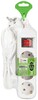 Миниатюра фото удлинитель электрический эра udl-10-315-es greenline 3 розетки с заземлением с выключателем 1,5м пвс 3x0.75мм2 б0065051 | 220svet.ru