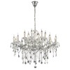 Миниатюра фото подвесная люстра ideal lux florian sp18 cromo | 220svet.ru