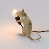 Миниатюра фото настольная лампа mouse lamp sitting gold usb seletti 15231 | 220svet.ru